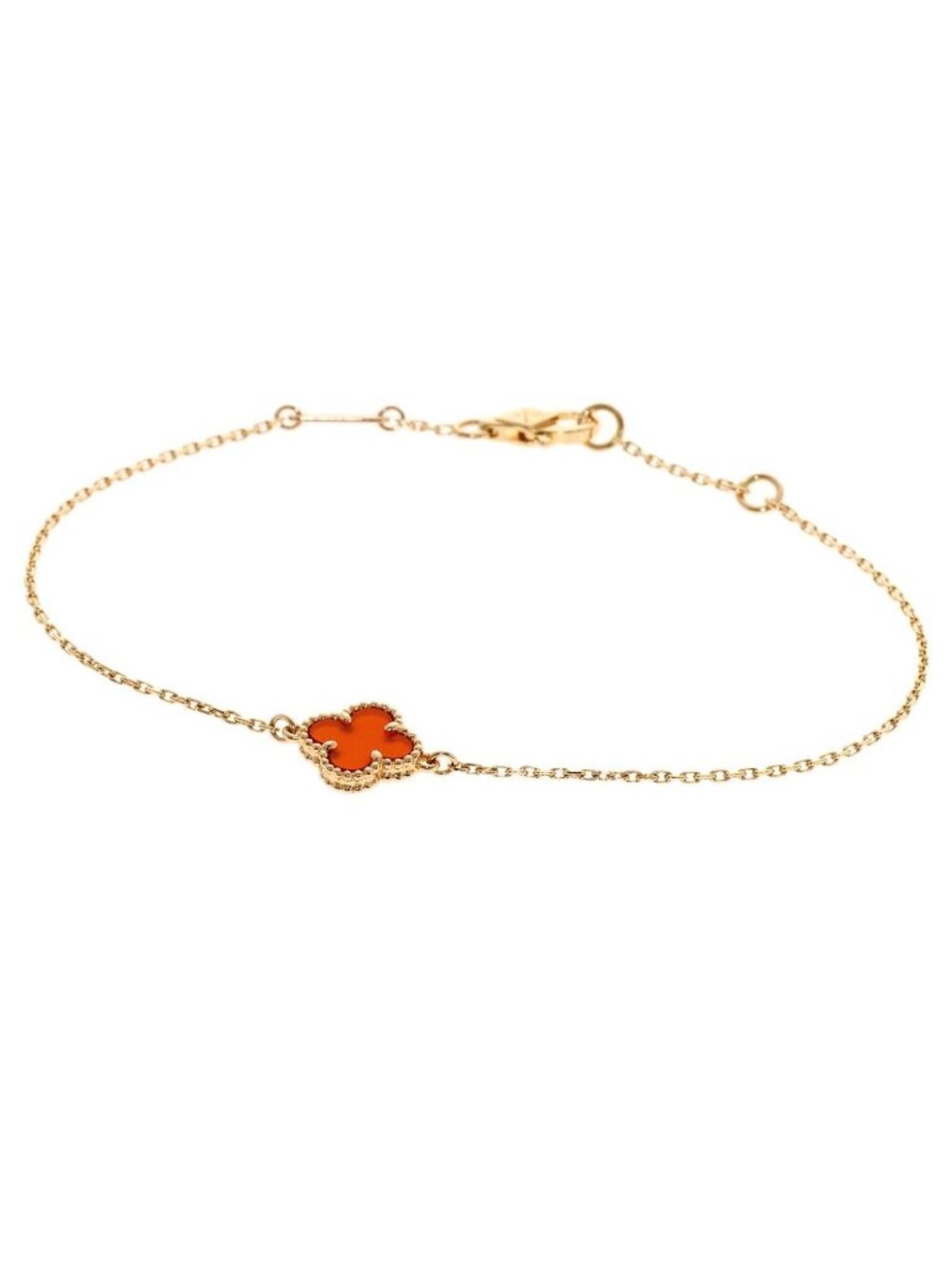 Van Cleef & Arpels Sweet Alhambra Canelian Bracelet 18K Pink Gold